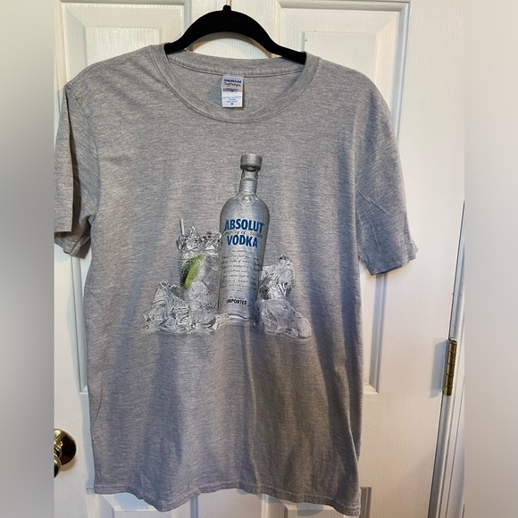 Absolute vodka gray T-shirt - Picture 1 of 4
